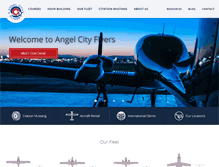 Tablet Screenshot of angelcityflyers.com